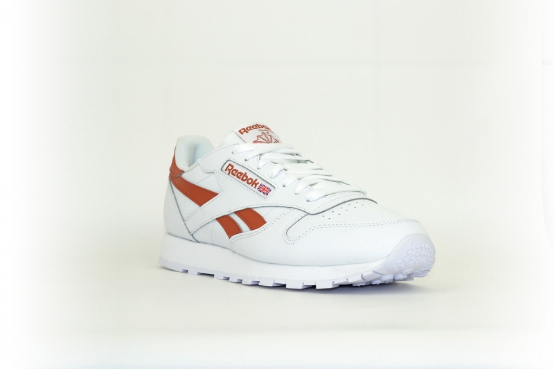 Reebok Classic leather weiß / orange