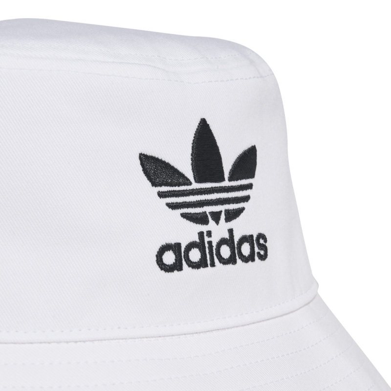 adidas Bucket Hat weiß / schwarz