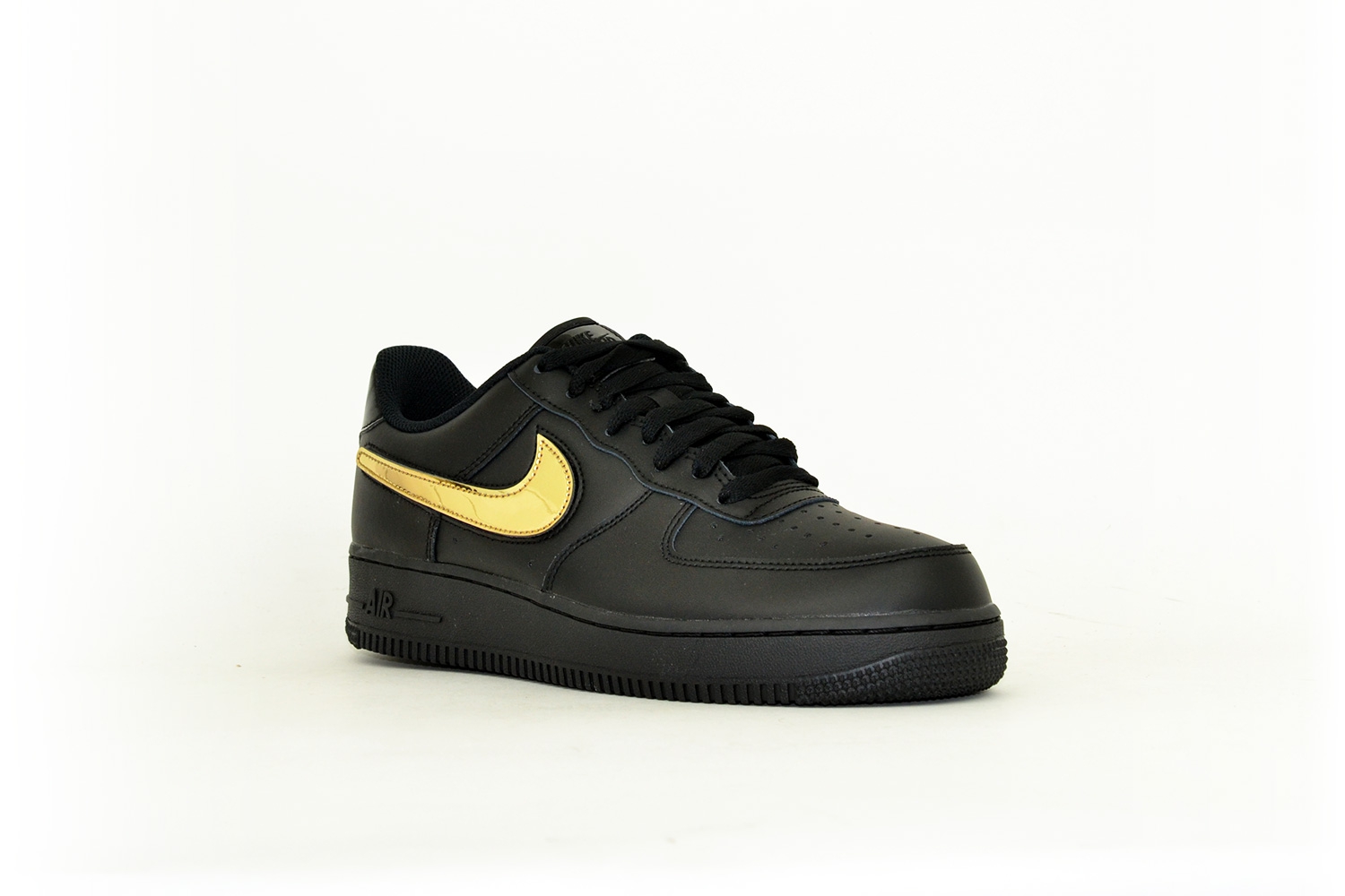 nike air force gold schwarz