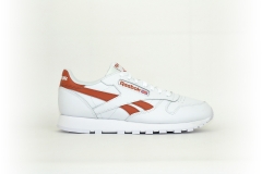 Reebok Classic leather weiß / orange