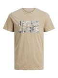 Jack & Jones Tech Logo Tee beige