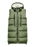 Only Damen Nora Puffer Weste grün / oliv