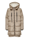 Only Nora Long Puffer Coat Crockery