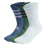 adidas crew socks 3P grün / blau / türkis