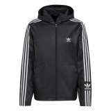 adidas look up Windbreaker schwarz / weiß