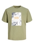 Jack &  Jones Jorcrayon branding tee ss grün