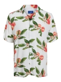 Jack &  Jones Jorluke Flores Resort Shirt weiß / bunt
